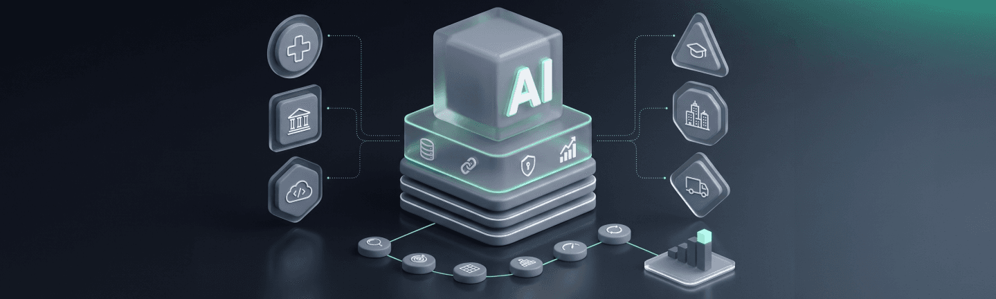 AI platform connecting multiple industries through data and technology.